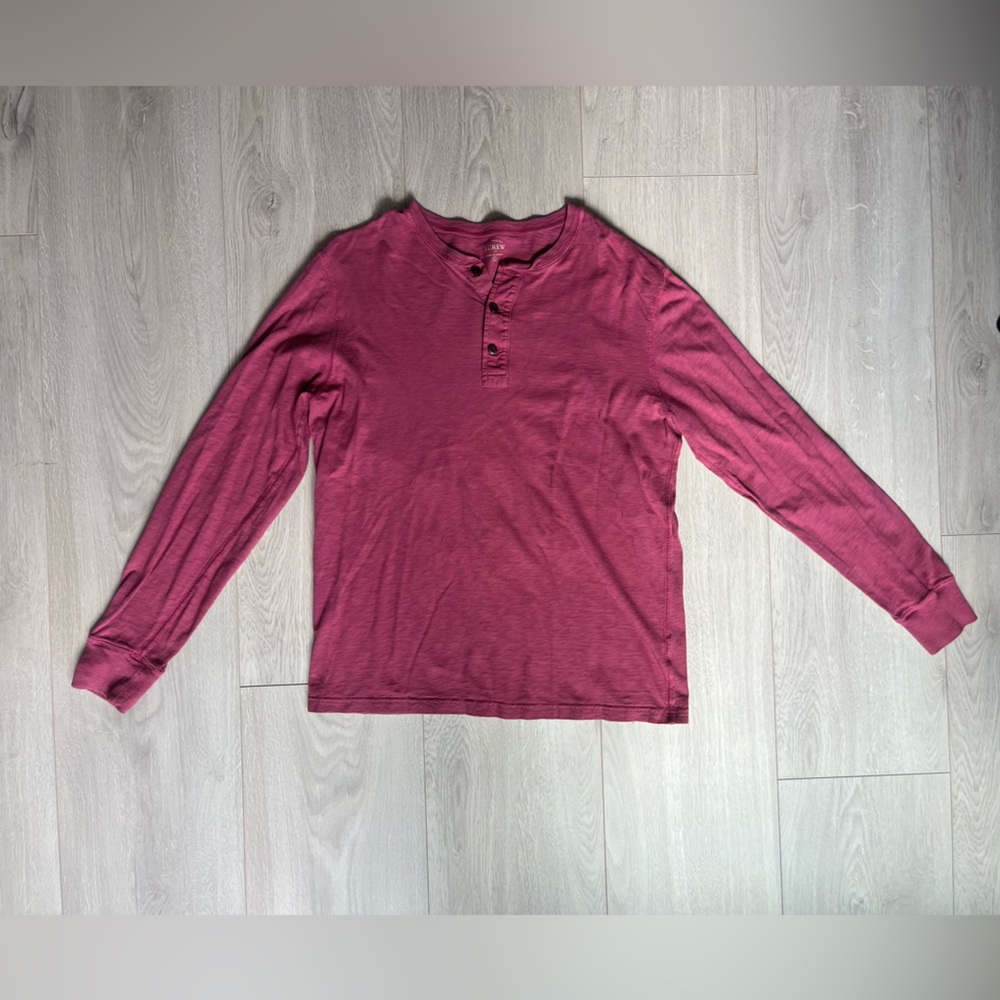 J crew Henley! Size L!